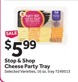 Stop&Shop Stop & Shop Cheese Party Tray offer