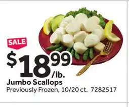 Stop&Shop Jumbo Scallops offer