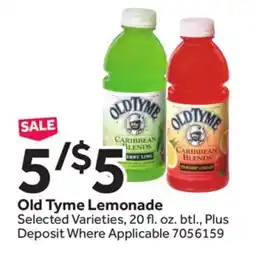 Stop&Shop Old Tyme Lemonade offer