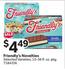 Stop&Shop Friendly's Novelties offer