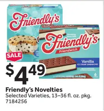 Stop&Shop Friendly's Novelties offer