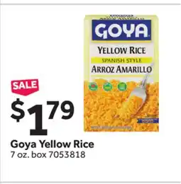 Stop&Shop Goya Yellow Rice offer