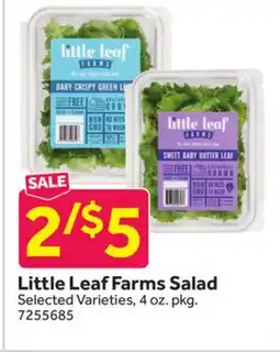 Stop&Shop Little Leaf Farms Salad offer