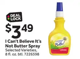 Stop&Shop I Can't Believe It's Not Butter Spray offer