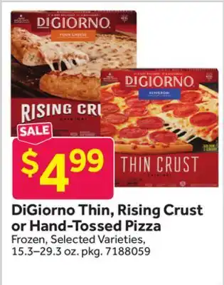 Stop&Shop DiGiorno Thin, Rising Crust or Hand-Tossed Pizza offer