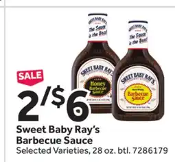 Stop&Shop Sweet Baby Ray's Barbecue Sauce offer