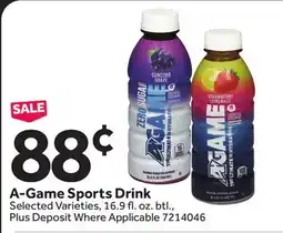 Stop&Shop A-Game Sports Drink offer