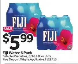 Stop&Shop Fiji Water 6 Pack offer