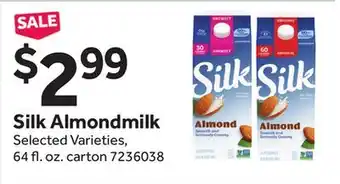 Stop&Shop Silk Almondmilk offer