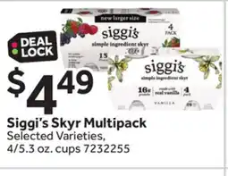 Stop&Shop Siggi's Skyr Multipack offer