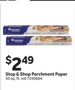 Stop&Shop Stop & Shop Parchment Paper offer