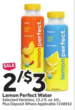 Stop&Shop Lemon Perfect Water offer