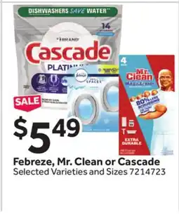 Stop&Shop Febreze, Mr. Clean or Cascade offer