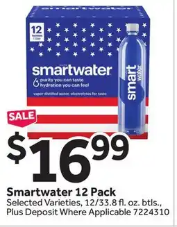 Stop&Shop Smartwater 12 Pack offer