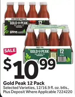 Stop&Shop Gold Peak 12 Pack offer