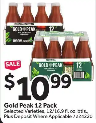 Stop&Shop Gold Peak 12 Pack offer