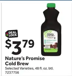 Stop&Shop Nature's Promise Cold Brew offer