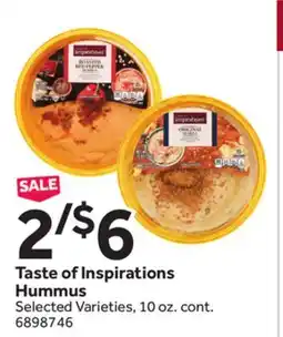 Stop&Shop Taste of Inspirations Hummus offer