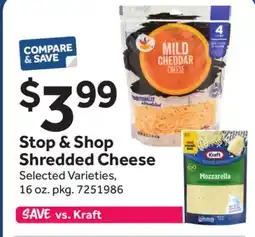 Stop&Shop Stop & Shop Shredded Cheese offer
