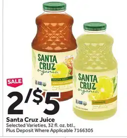 Stop&Shop Santa Cruz Juice offer