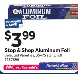 Stop&Shop Stop & Shop Aluminum Foil offer