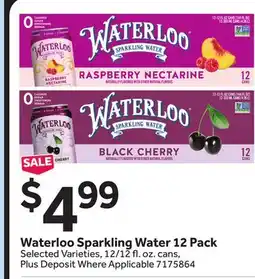 Stop&Shop Waterloo Sparkling Water offer