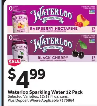 Stop&Shop Waterloo Sparkling Water offer