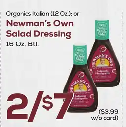 DeCicco & Sons Newman's Own Salad Dressing offer