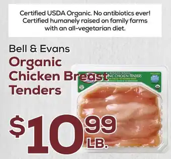 DeCicco & Sons Bell & Evans Organic Chicken Breast Tenders offer
