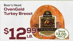 DeCicco & Sons Boar's Head OvenGold Turkey Breast offer
