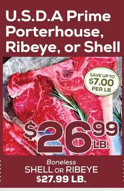 DeCicco & Sons Boneless SHELL or RIBEYE offer