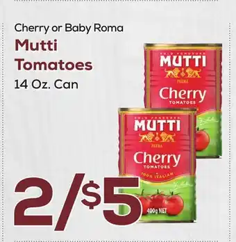 DeCicco & Sons Roma Mutti Tomatoes offer