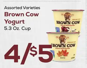 DeCicco & Sons Brown Cow Yogurt offer