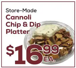 DeCicco & Sons Cannoli Chip & Dip Platter offer