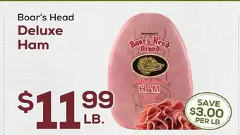 DeCicco & Sons Boar's Head Deluxe Ham offer
