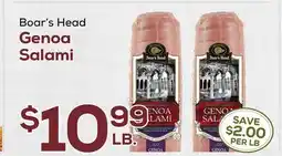 DeCicco & Sons Boar's Head Genoa Salami offer
