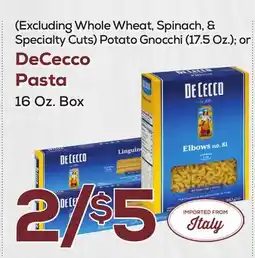 DeCicco & Sons DeCecco Pasta offer