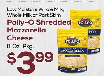 DeCicco & Sons Polly-O Shredded Mozzarella Cheese offer