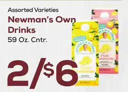 DeCicco & Sons Newman's Own Drinks offer