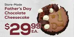DeCicco & Sons Father's Day Chocolate Cheesecake offer