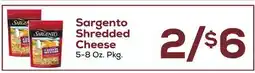 DeCicco & Sons Sargento Shredded Cheese offer