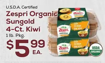 DeCicco & Sons Zespri Organic Sungold 4-Ct. Kiwi offer