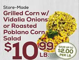 DeCicco & Sons Grilled Corn w/Vidalia Onions or Roasted Poblano Corn Salad offer