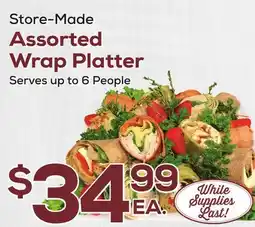DeCicco & Sons Assorted Wrap Platter offer
