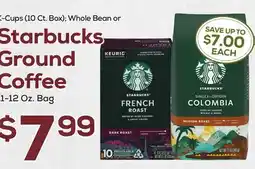 DeCicco & Sons Starbucks Ground Coffee offer