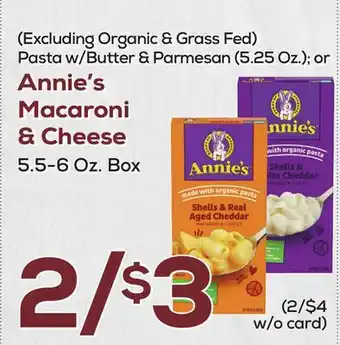 DeCicco & Sons Annie's Macaroni & Cheese 5.5-6 Oz. Box offer