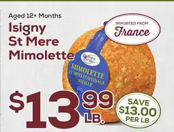 DeCicco & Sons Isigny St Mere Mimolette offer