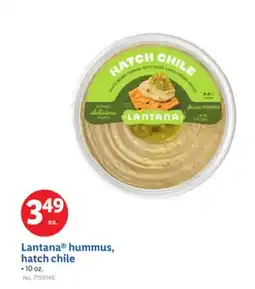 Lidl Lantana hummus, hatch chile offer