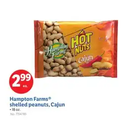 Lidl Hampton Farms shelled peanuts, Cajun offer