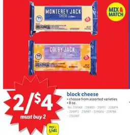 Lidl block cheese offer